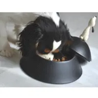 Alessi Lula Dog Bowl Black